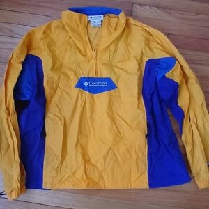 Columbia Blue and Yellow Outdoor Jacket